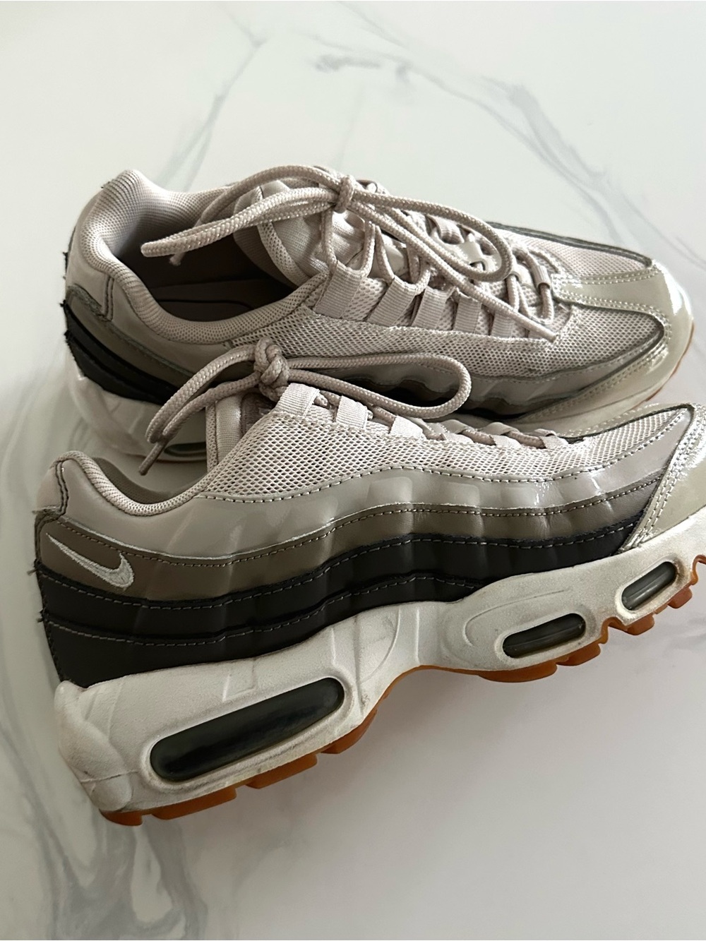 Nike Women’s Air Max 95 Sneakers in Beige and Brown size 7.5